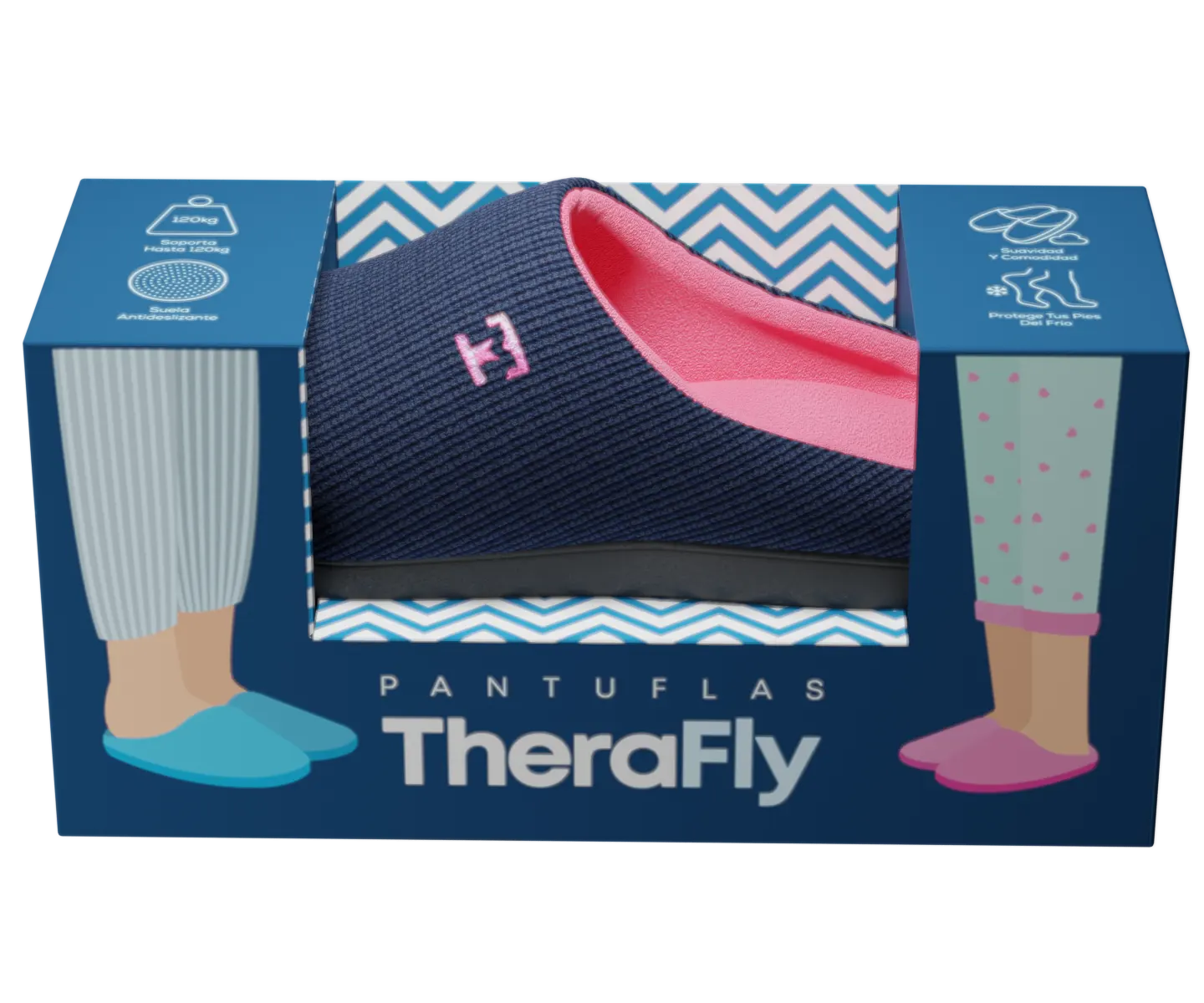 Pantuflas de espuma viscoelástica TheraFly