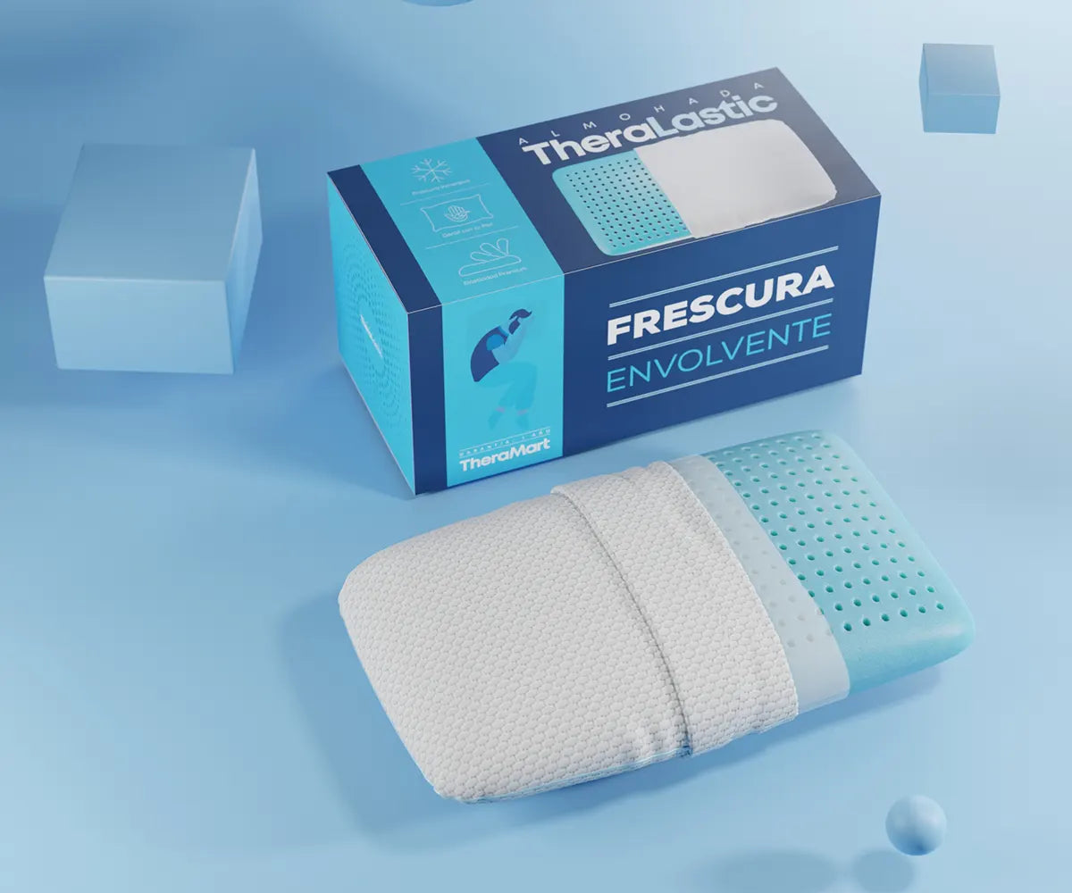 Almohada Theralastic - Anátomica y flexible de alta resiliencia