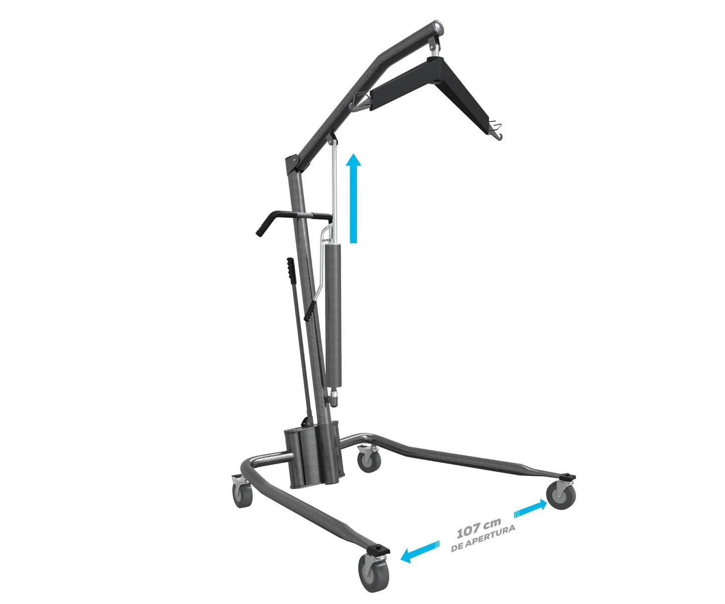 Grúa hidráulica para levantar pacientes Theramotion
